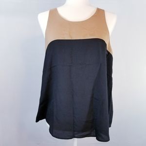 Forever 21 | Sheer Two-Tone Dressy Tank
